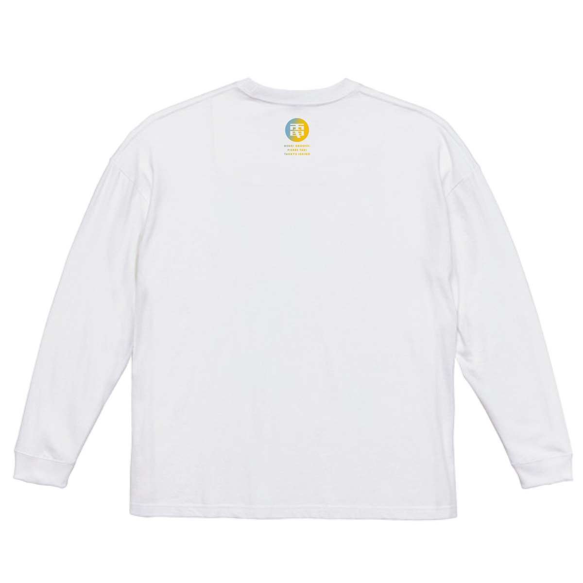 GRADATION LOGO ビッグシルエット Long T-Shirt（WHITE