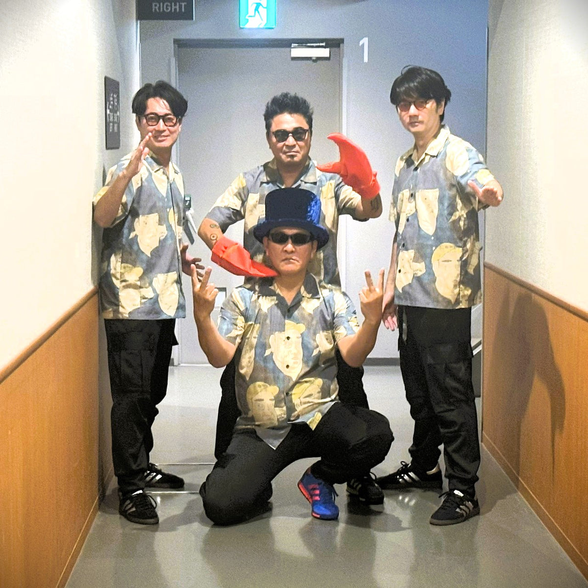 電気グルーヴ 35周年ツアー 3594 FULL PRINT Shirt M 電気グルーヴ 35周年ツアー 3594 FULL PRINT Shirt XLサイズ