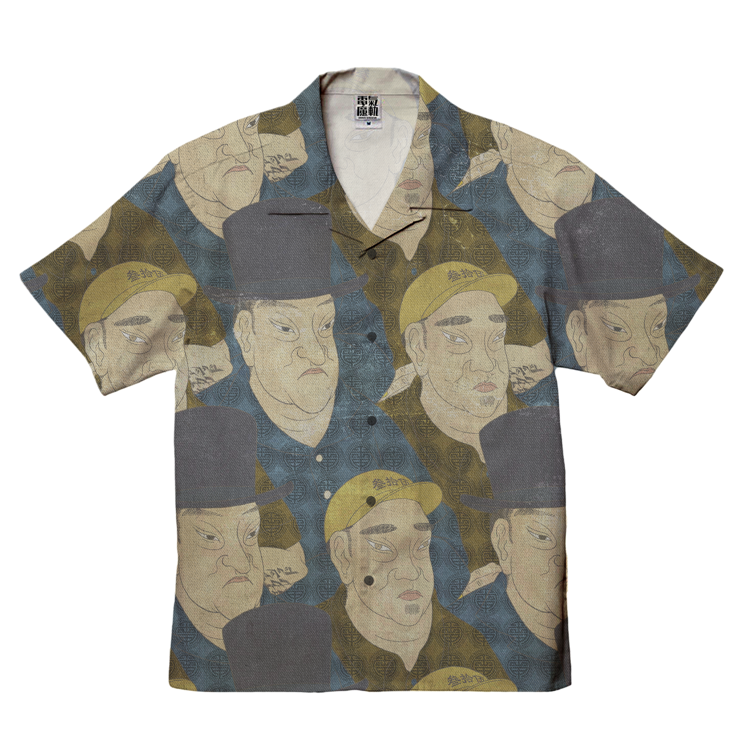 電気グルーヴ 35周年 3594 フルプリントシャツ XL(開封・試着品) 3594 FULL PRINT Shirt – DENKI GROOVE ONLINE STORE