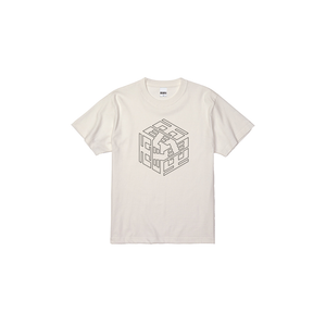 CUBIC LOGO T-shirt（WHITE）