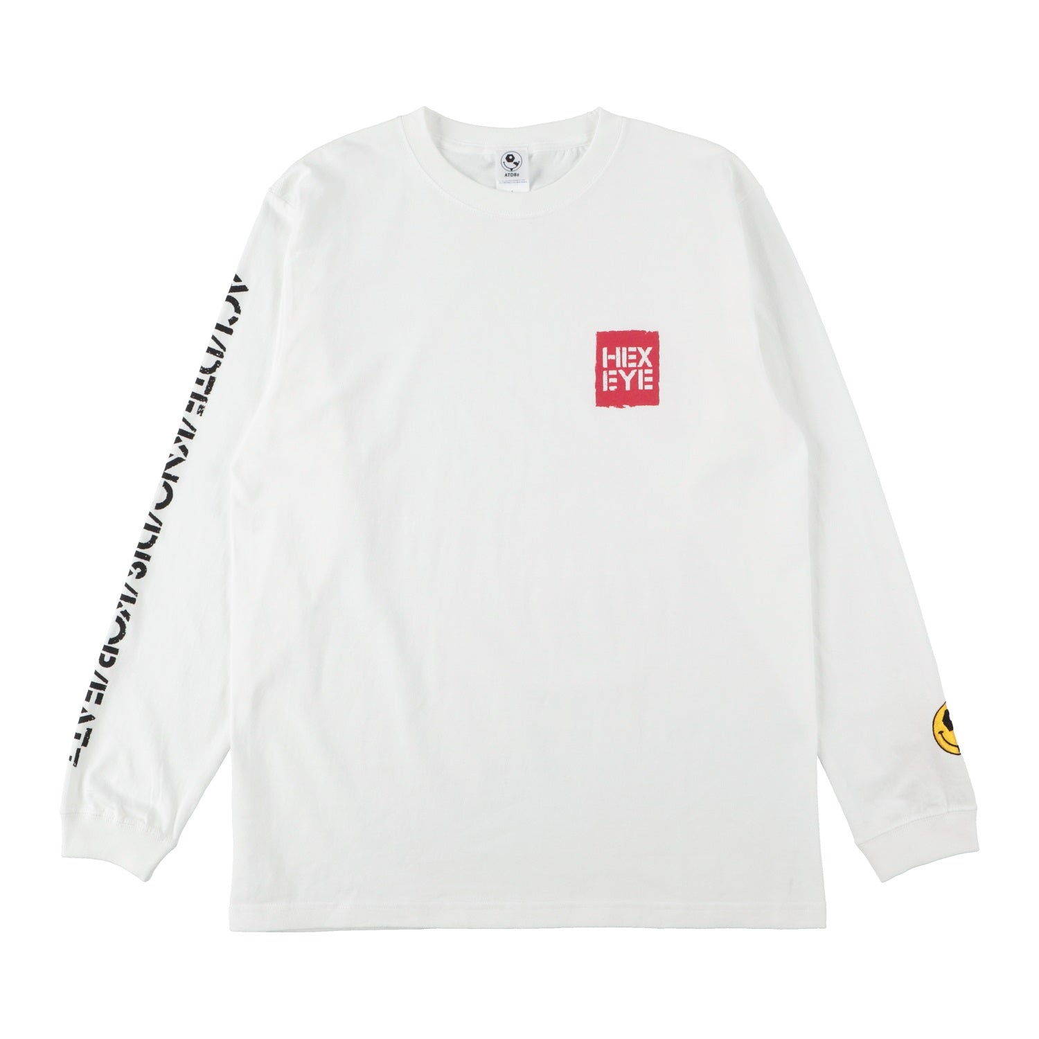 Hexagon Eye Long T-shirt（WHITE）